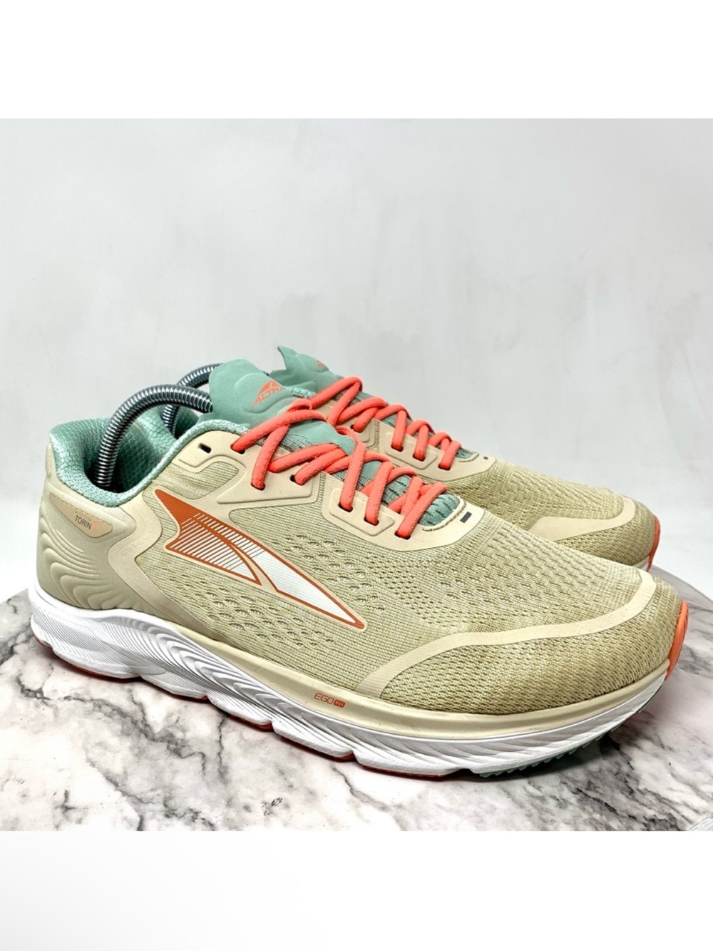 Altra Torin 5 Sand/Orange/Mint Ego Max Athletic Sneakers 11/43 Activewear Run